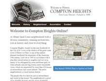 Tablet Screenshot of comptonheights.org